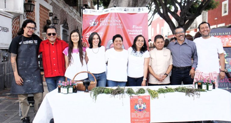 Presentación del Festival de Medicina Tradicional en Apulco, Zacapoaxtla